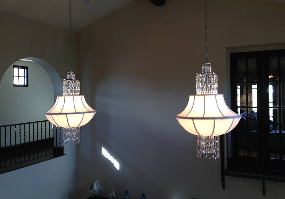 chandelier cleaning