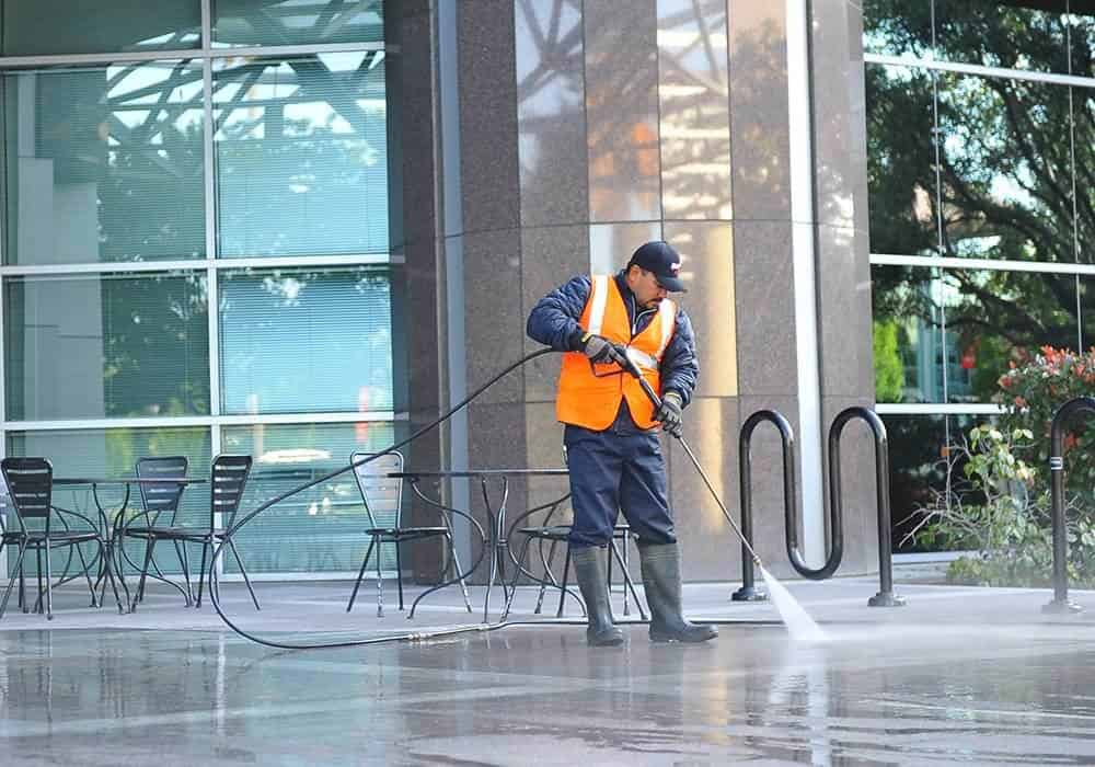 pressure-washing